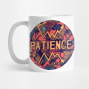 Retro Triad Circle of Patience Mug